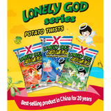 Lonely God Potato Twists, Tomato Flavor (70g)
